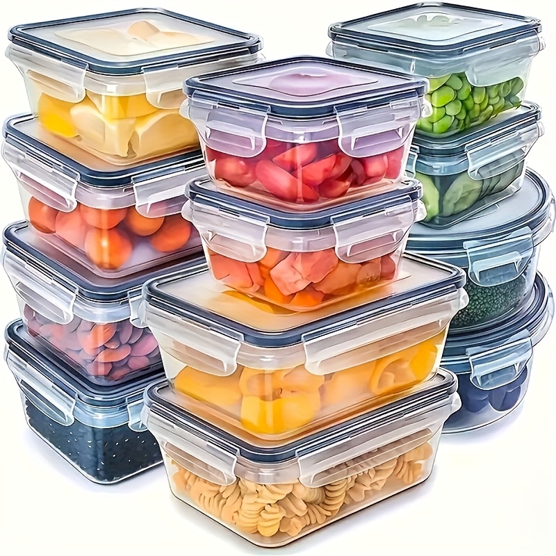 Food Storage With Dividers - مجموعة من 8 قطع تشمل 4