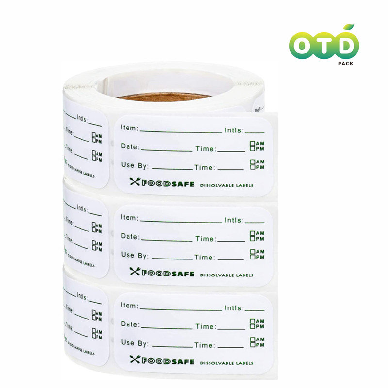 Food Storage Labels - 300/قطعة ملصقات تخزين المواد الغذائية لاصقة