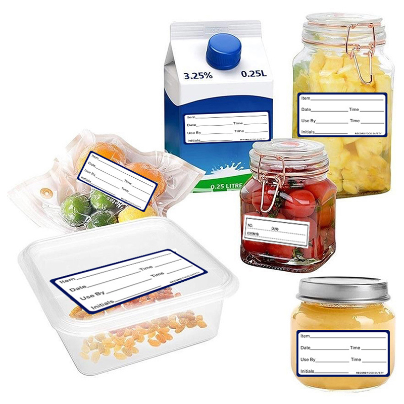 300 قطعة/لفة ملصقات ذاتية اللص - مراجعة Food Storage Labels وسعره