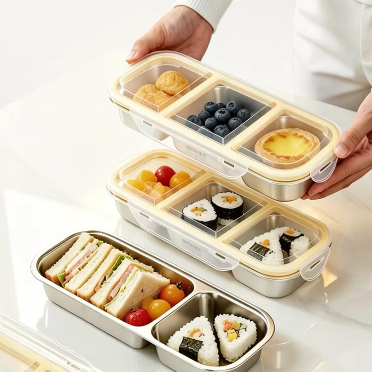 حاوية تخزين طعام من الفولاذ ال - مراجعة Food Storage Meals وسعره