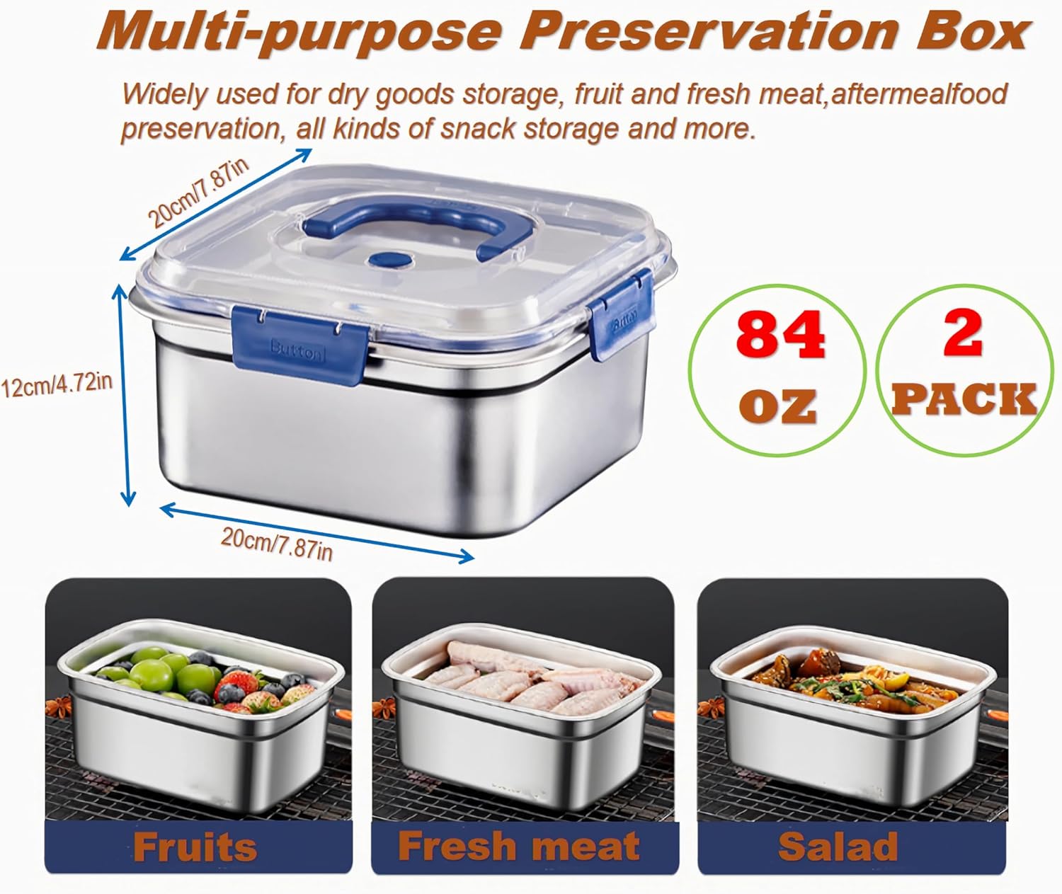 صندوق تخزين طعام من الفولاذ ال - مراجعة Food Storage Oven Safe وسعره