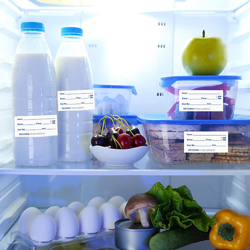 جديد # 500 قطعة/لفة ملصقات مطب - مراجعة Food Storage Labels وسعره